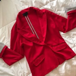 Red blazer